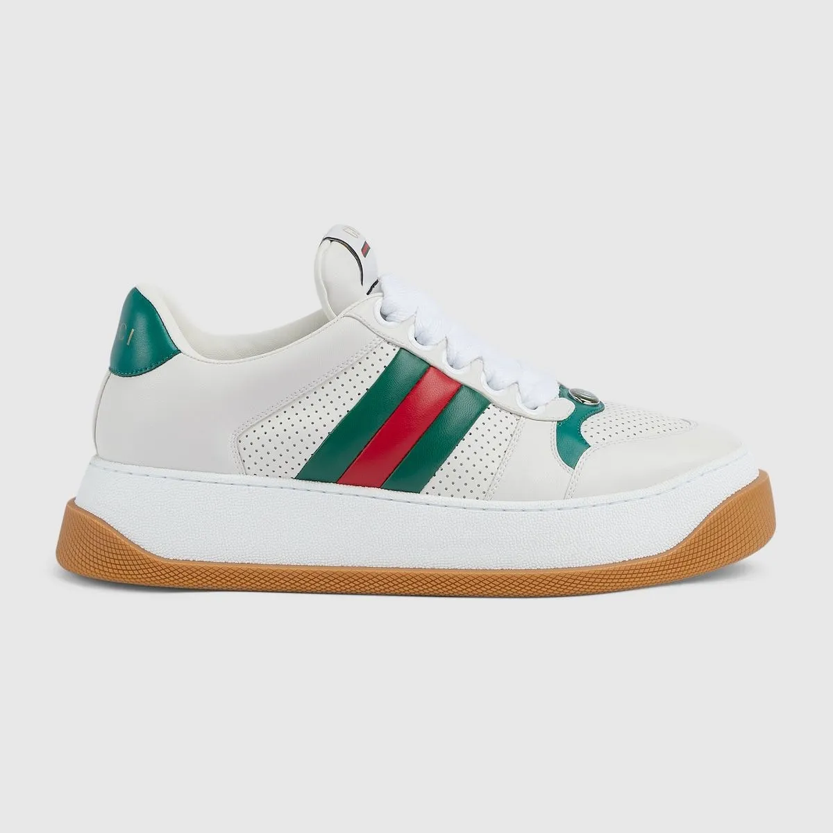P660 Original item Private mold opening Gucci New Screener series Couple model Chubby Bread shoes Small dirty shoes Fatty Double G Casual sneakers Original purchase Development Original purchase Development Screener series sneakers are inspired by the classic sneakers of the 1970s. They are named after the defensive action in sports. They are decorated with striped webbing on the side and embellished with retro Gucci logos. These sneakers are made of GG canvas. Purple leather details add depth to the piece with sharp contrast, and the details are fuller. Exquisite packaging at the delivery counter Fabric: Original imported cowhide + double G fabric Lining: Original customized cowhide Sole: Original molded TPU outsole Sole thickness: 6CM Size: Women's 35-40 / Men's 39-44
